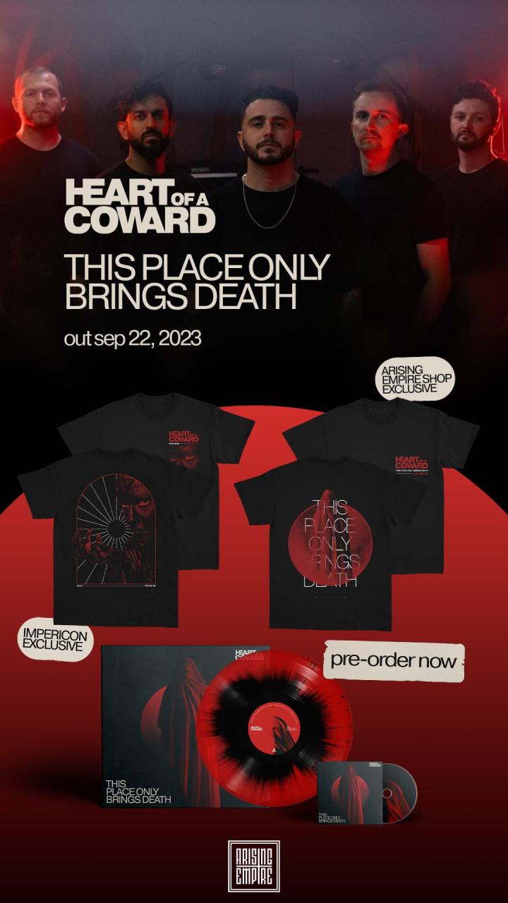 Heart of A Coward start pre-orders and release new single 'Devour me'